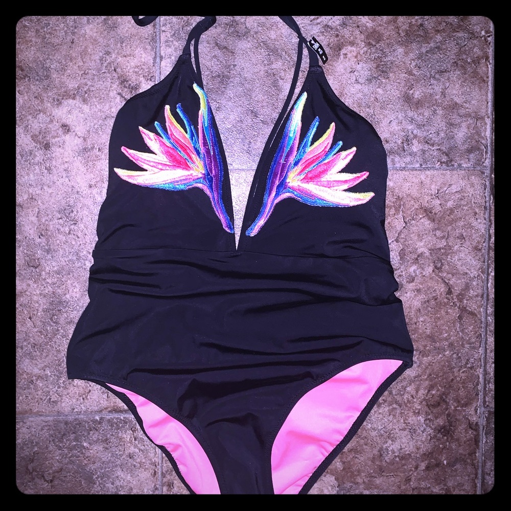 VS pink one piece swimsuit NWT